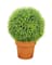 18" Potted Two-Tone Artificial Pine Ball Topiary